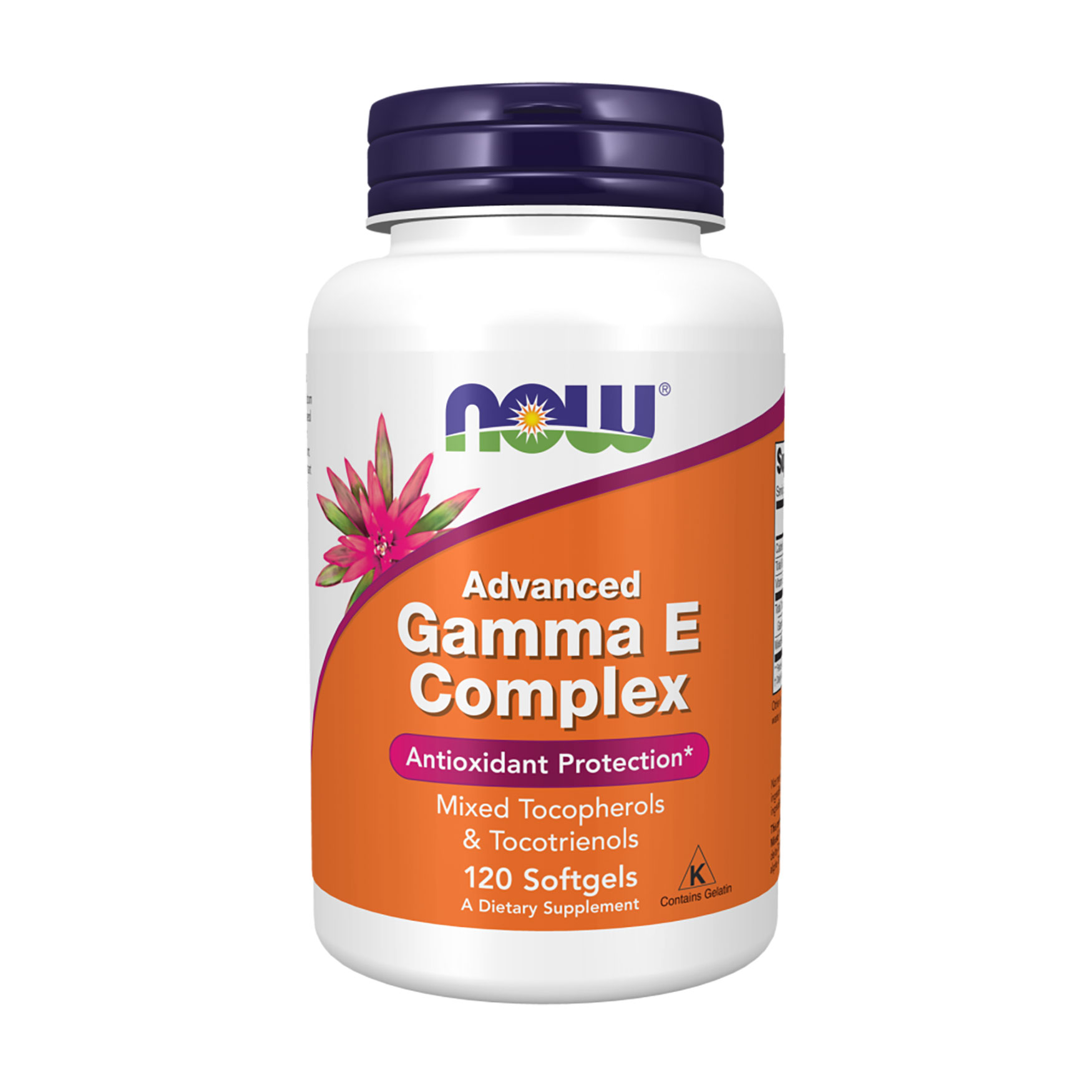 Комплекс вітаміну Е NOW foods Gamma E Complex, 120 капсул